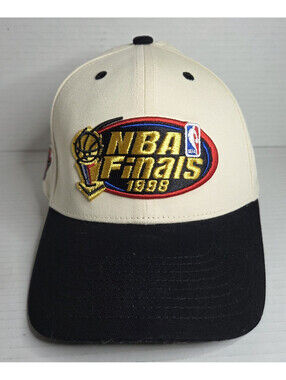 VTG NBA Finals 1998 Mitchell & Ness Snapback Bulls vs. Jazz Embroidered Hat Cap